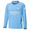 Original Fußballtrikot Manchester City Champions 24 Heimtrikot 2024-25 Langarm Für Herren